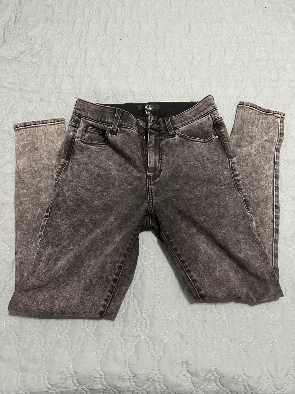 LuLaRoe Men's Skinny Washed Gray Jeans